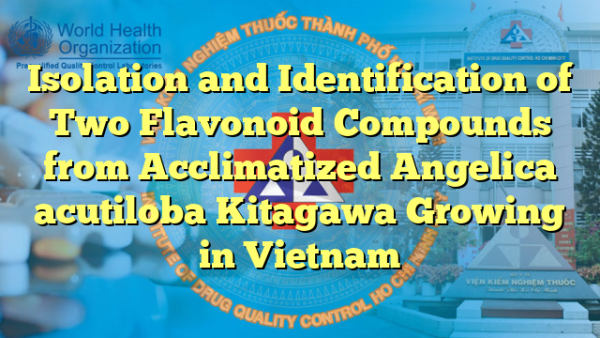 Isolation and Identification of Two Flavonoid Compounds from Acclimatized Angelica acutiloba Kitagawa Growing in Vietnam